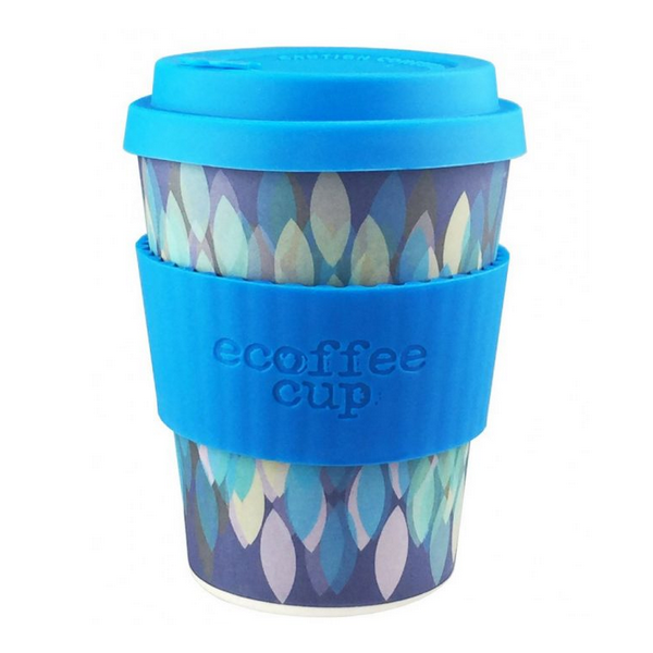 Ecoffee lonček za večkratno uporabo SAKURA BLUE, 340ml