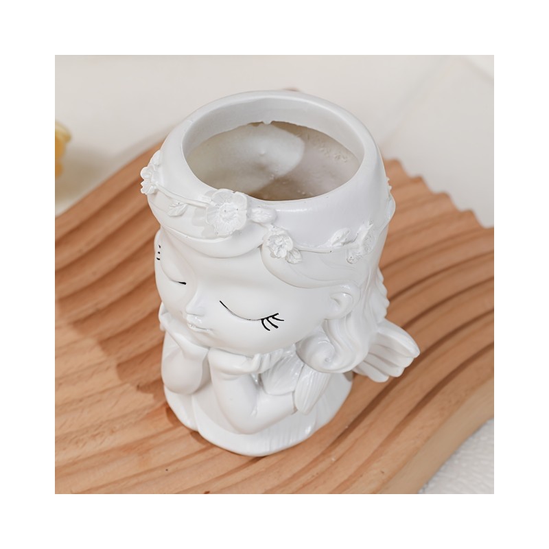 Cvetlični lonček DEKLICA V MISLIH