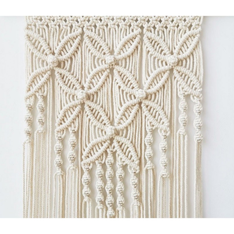 Viseča dekoracija makrame na steni WN3