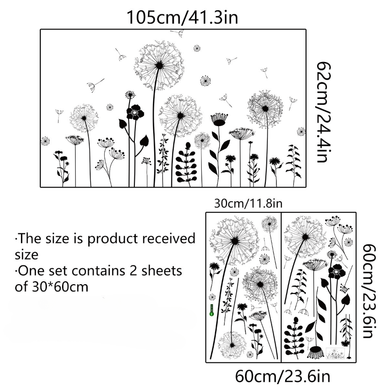 Stenska nalepka REGRATOVE LUČKE IN ROŽICE 