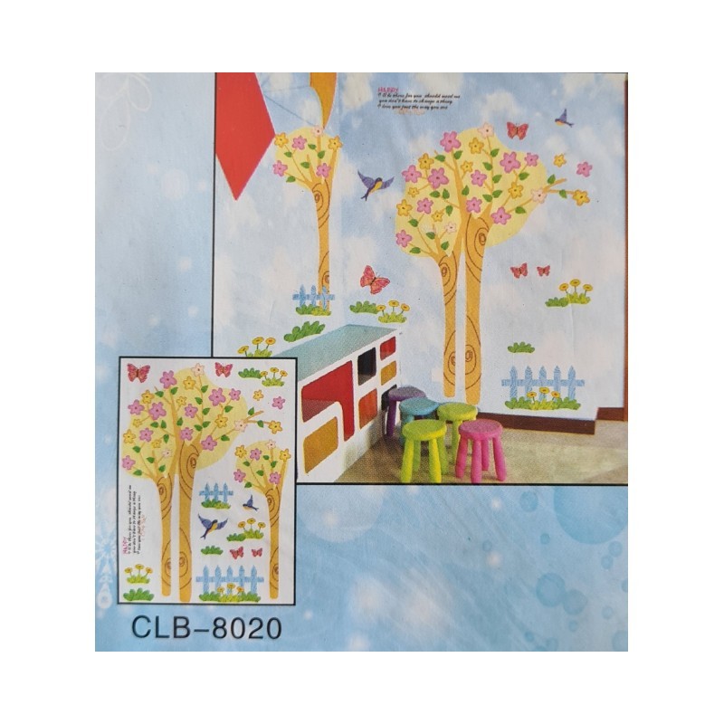 5D stenska nalepka za otroško sobo CLB-8020 