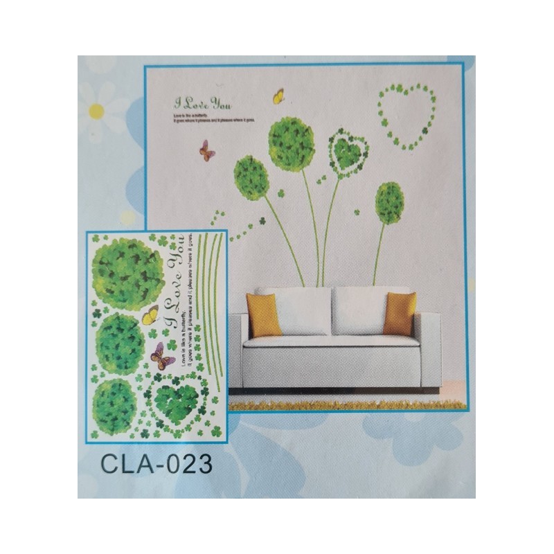 5D stenska nalepka za dom CLA-023