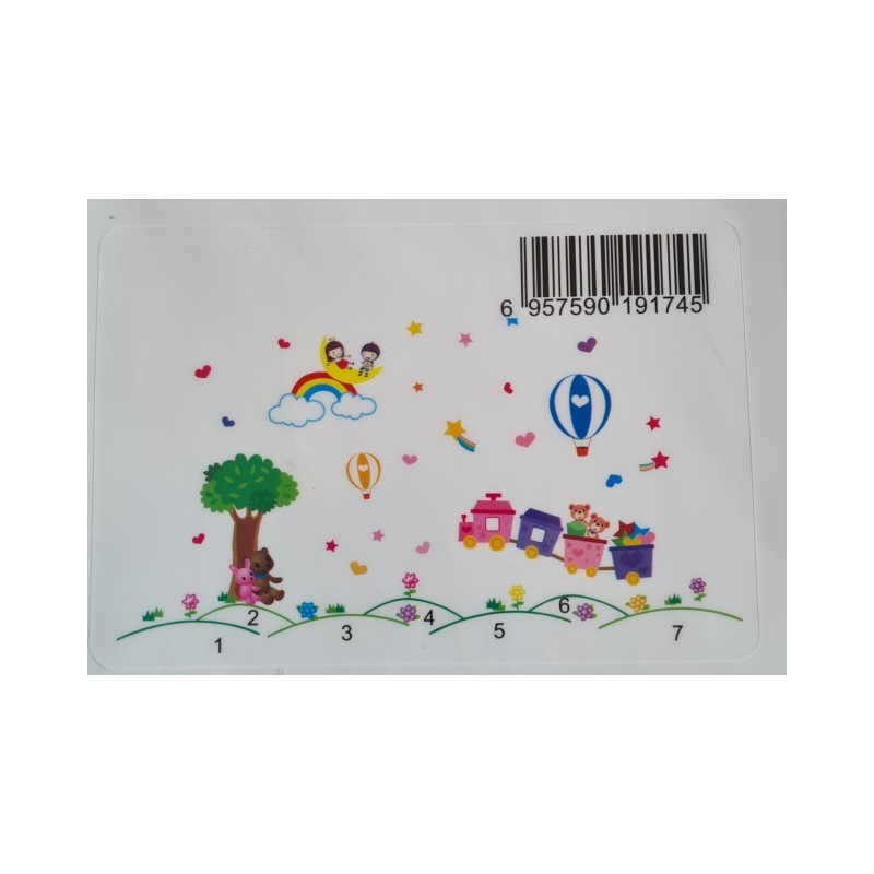 Stenska nalepka za otroško sobo, MEDVEDKA POD DREVESOM