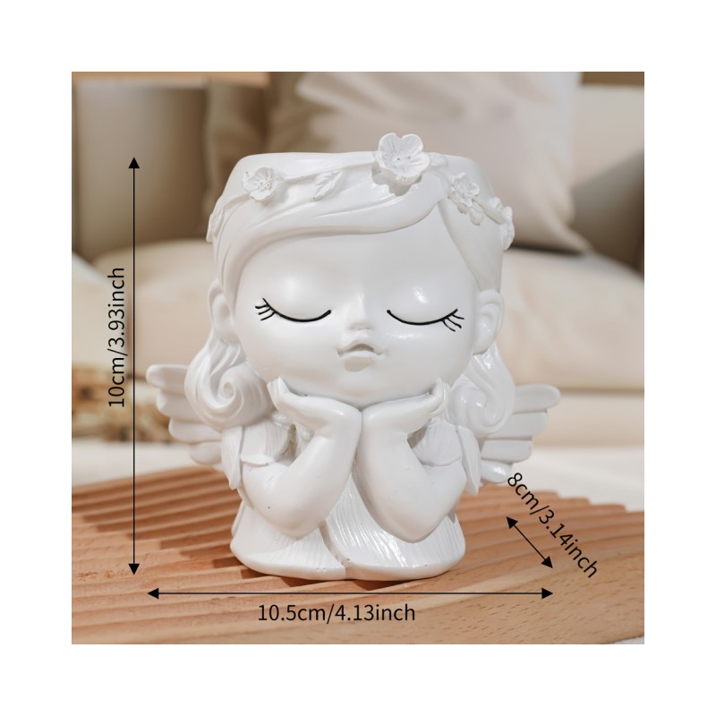 Cvetlični lonček DEKLICA V MISLIH