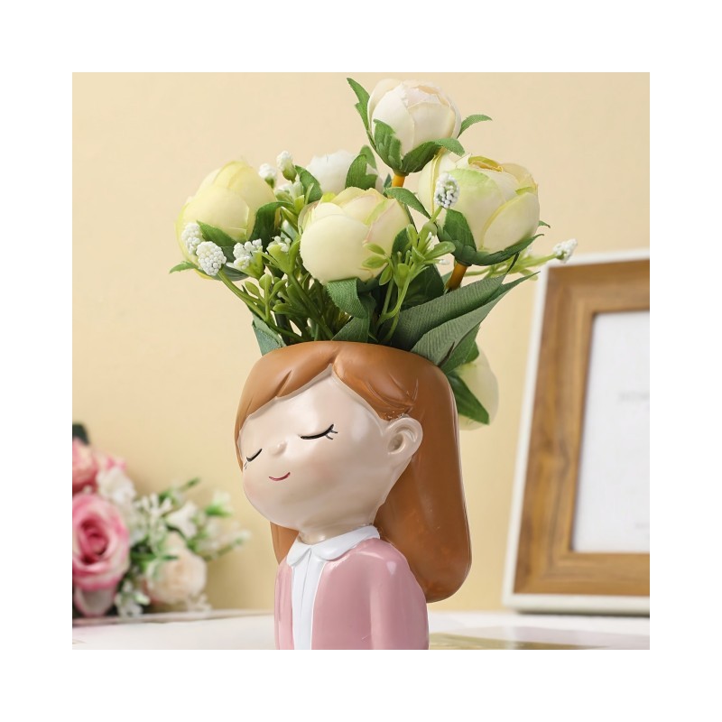 Cvetlični lonček DEKLICA Z ZAPRTIMI OČMI