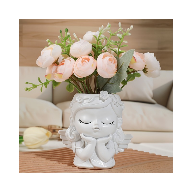 Cvetlični lonček DEKLICA V MISLIH