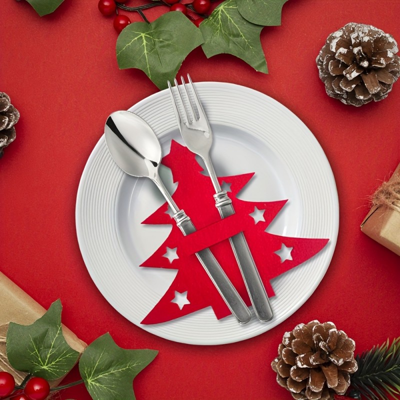 10 delni komplet smrekic iz flisa za pribor