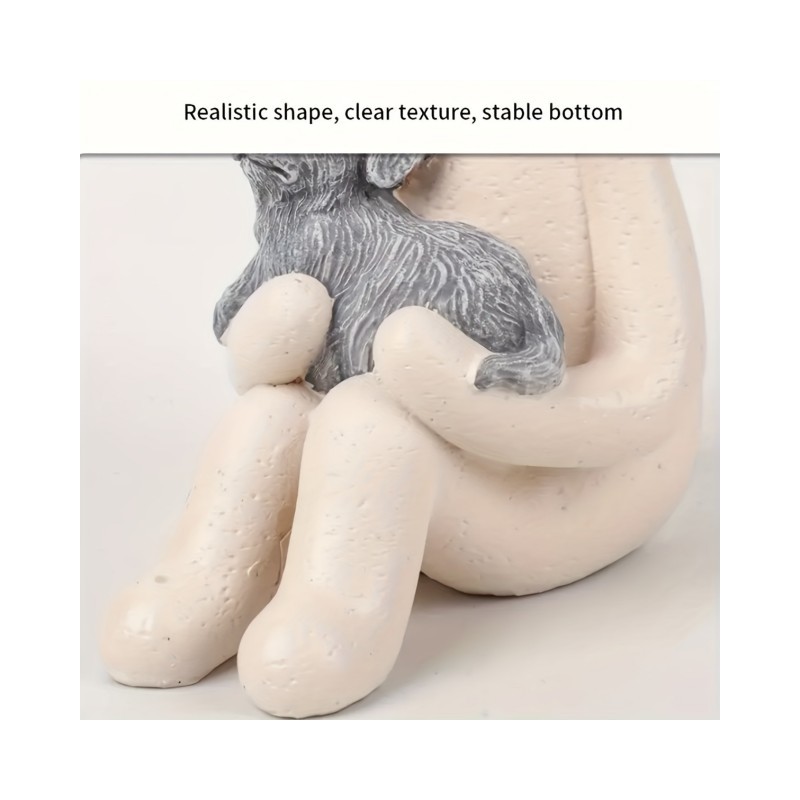 Cvetlični lonček SRAMEŽLJIVA VILA S KUŽKOM