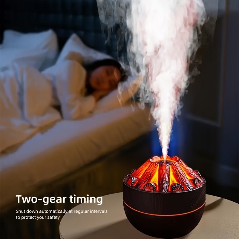 Difuzor za eterična olja VULKAN črne barve