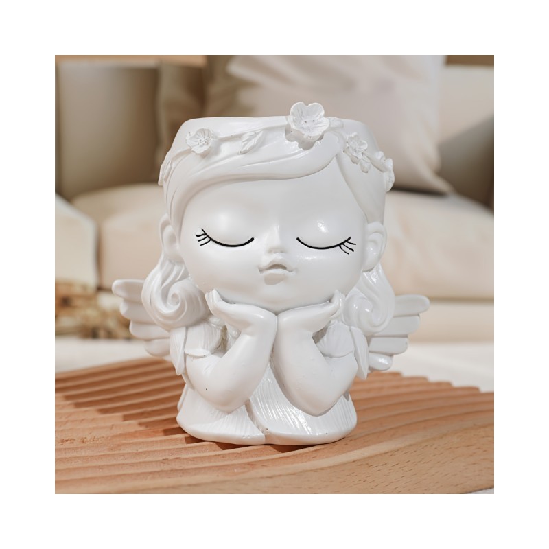 Cvetlični lonček DEKLICA V MISLIH