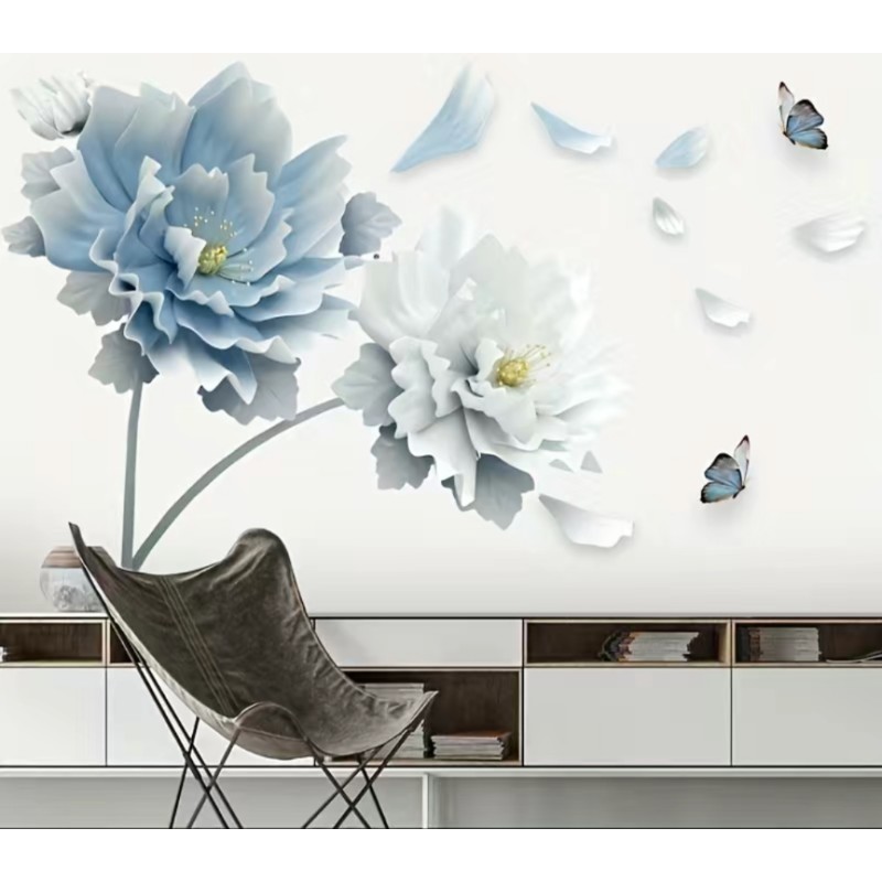 Stenska nalepka CVETJE V DOMU 