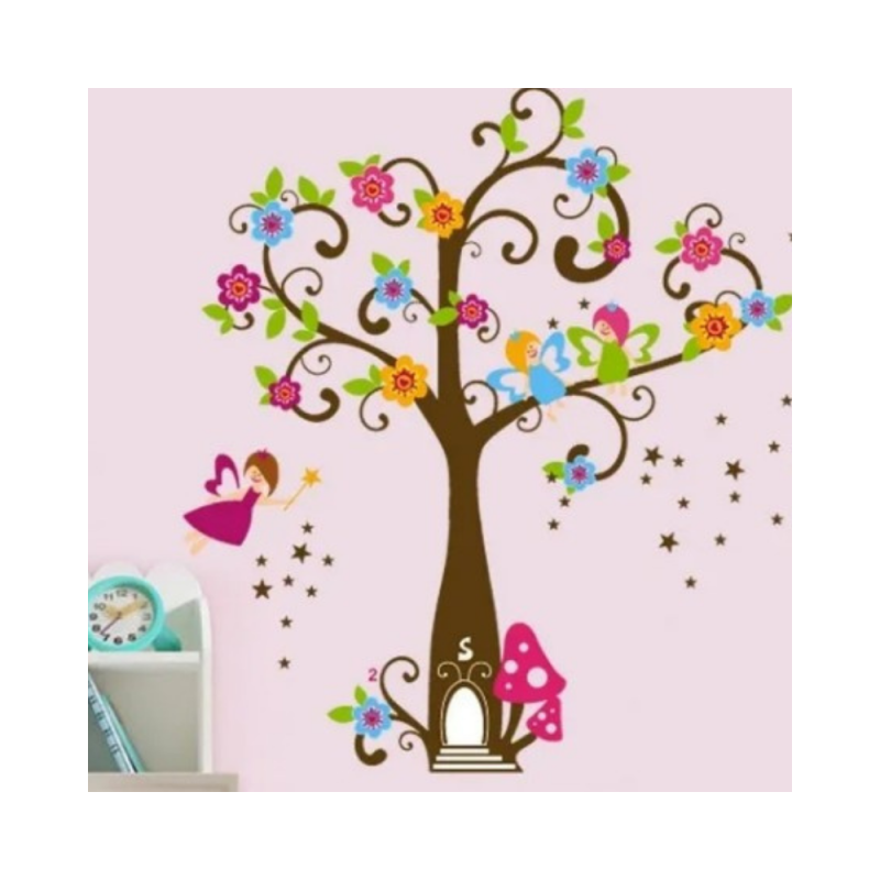 Stenska nalepka VILE NA ČUDEŽNEM DREVESU