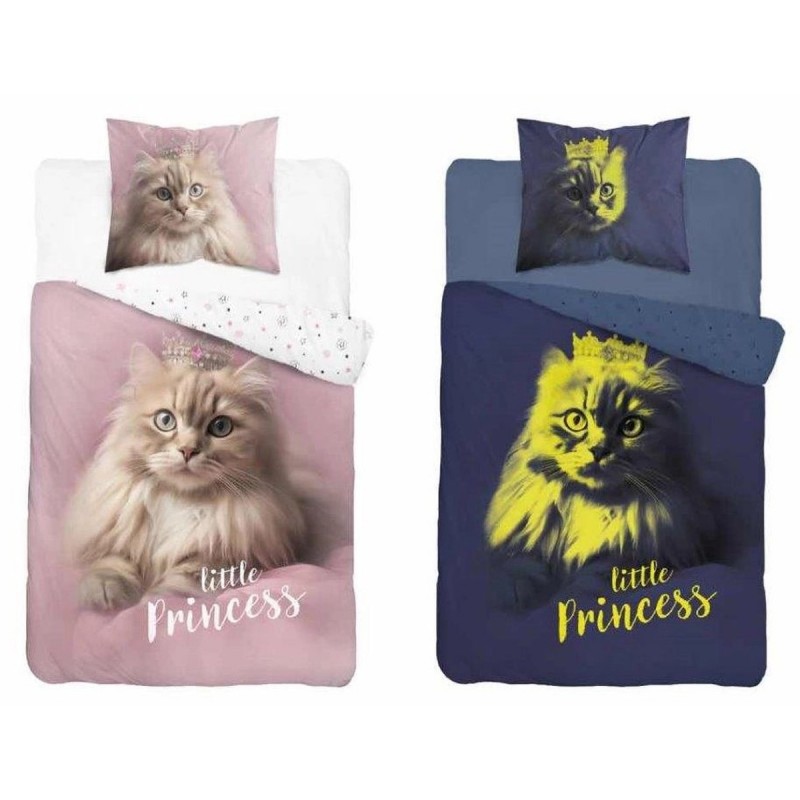 Otroška posteljnina 140X200 MUCKA PRINCESS (sveti v temi)