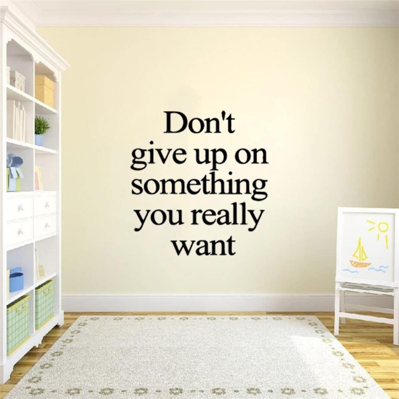 Motivacijska stenska nalepka DONT GIVE UP 