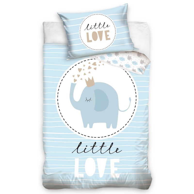 Otroška posteljnina 135X100,SLONČEK S KRONICO