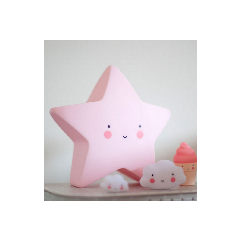 Nočna lučka ZVEZDICA,roza
