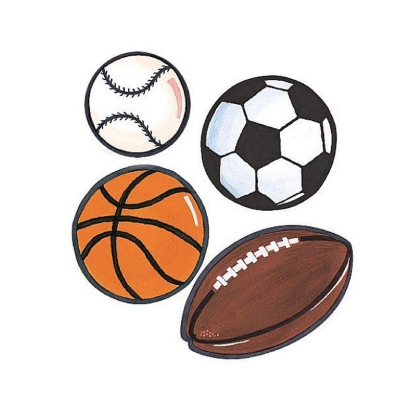 Stenska nalepka za otroško sobo, ŽOGE