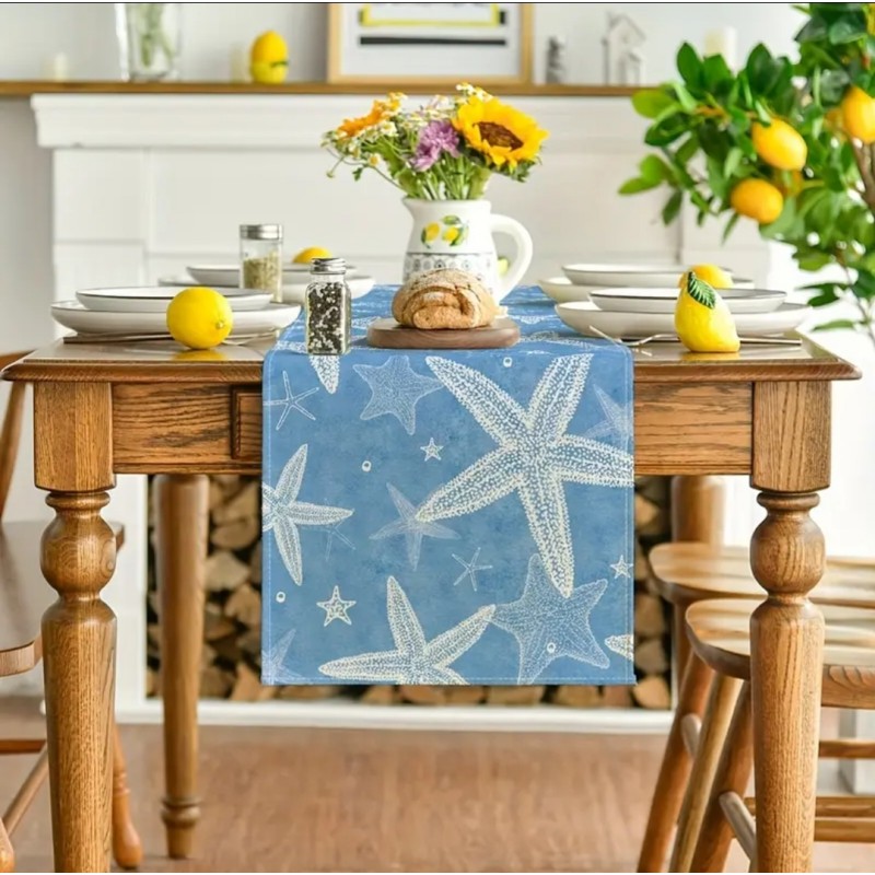 Namizni tekač 33cmX183cm, MORSKE ZVEZDICE