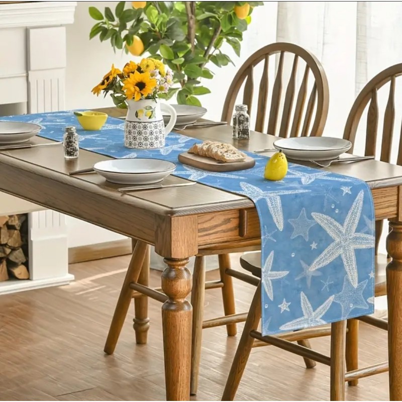 Namizni tekač 33cmX183cm, MORSKE ZVEZDICE