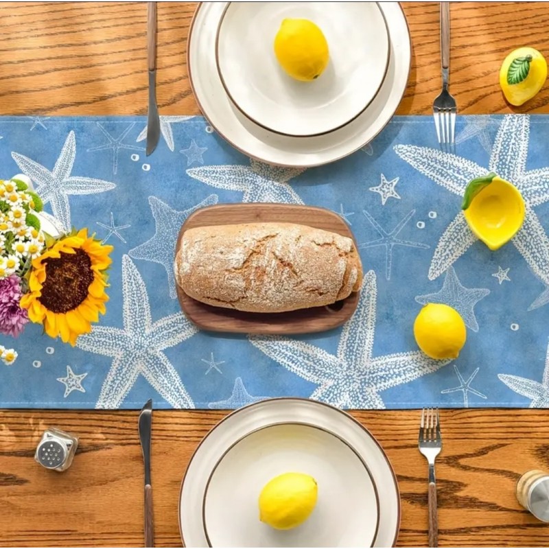 Namizni tekač 33cmX183cm, MORSKE ZVEZDICE