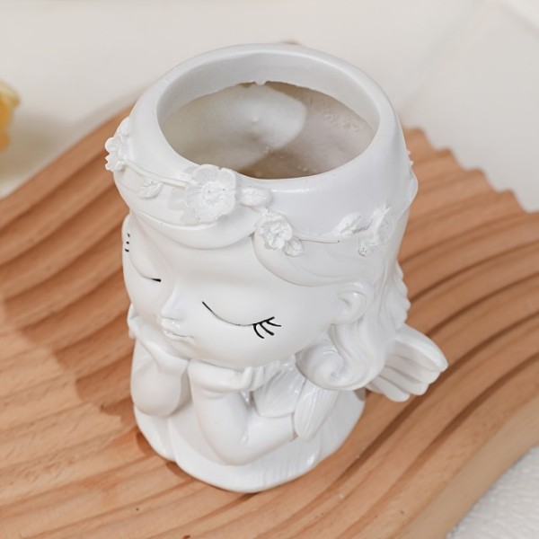 Cvetlični lonček DEKLICA V MISLIH