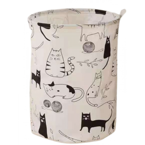 Košara za igrače ali perilo, mucke