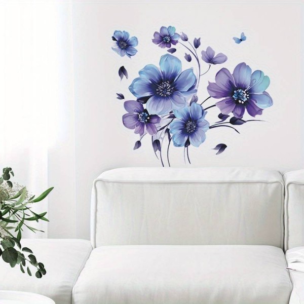 Stenska nalepka ŠOPEK VIJOLIČNIH ROŽIC