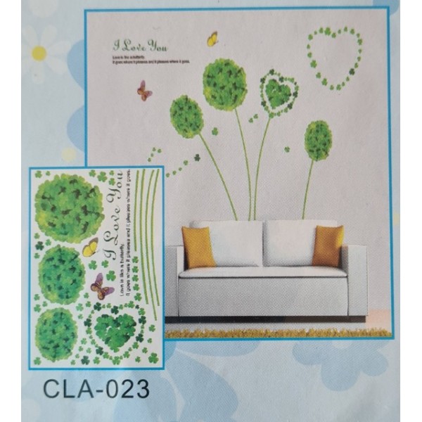 5D stenska nalepka za dom CLA-023