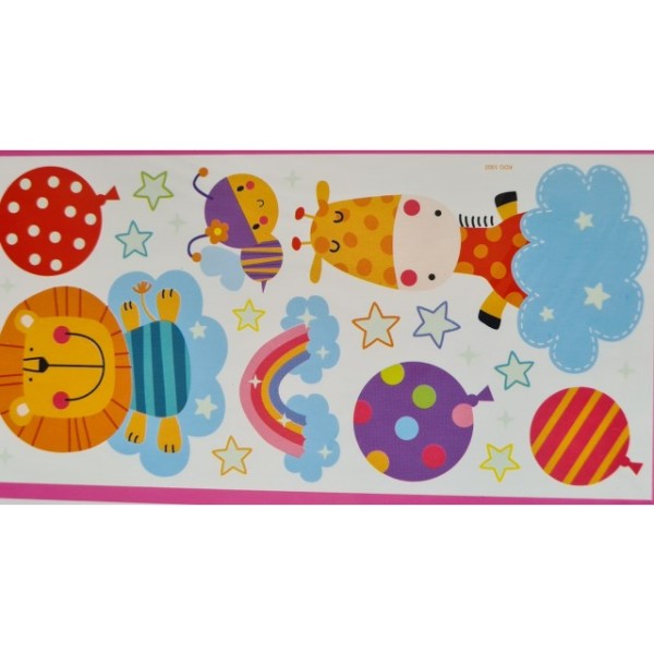 Stenska nalepka za otroško sobo, sveti v temi, LEVČEK