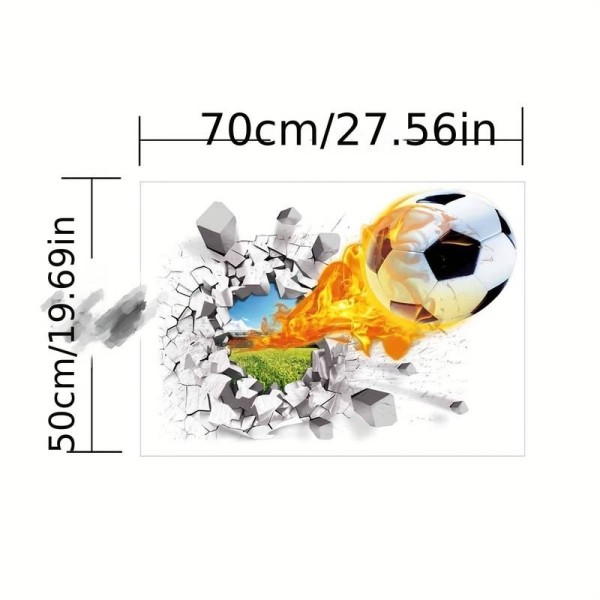 Stenska nalepka OGNJENA ŽOGA