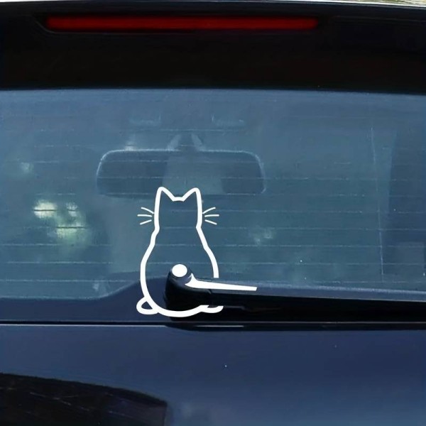 Nalepka za avto, BELA MUCA