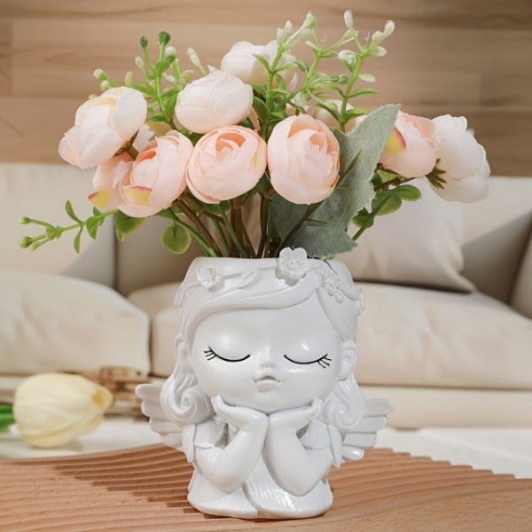 Cvetlični lonček DEKLICA V MISLIH