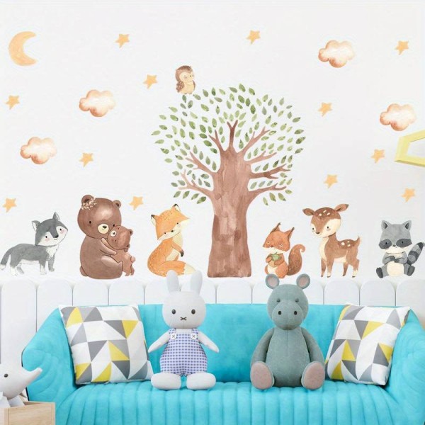 Stenska nalepka GOZDNE ŽIVALI