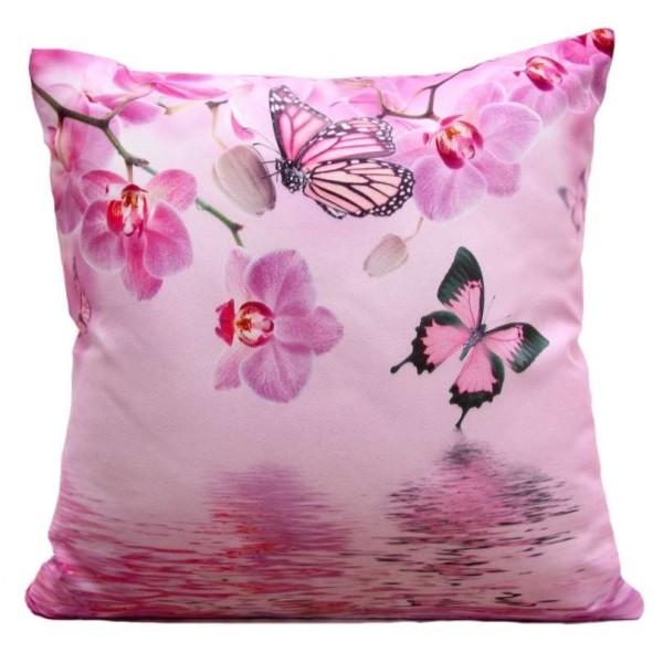 Prevleka za blazino METULJČKI Z ORHIDEJO