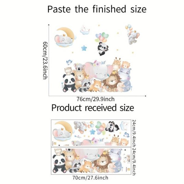 Stenska nalepka KRALJESTVO ŽIVALI