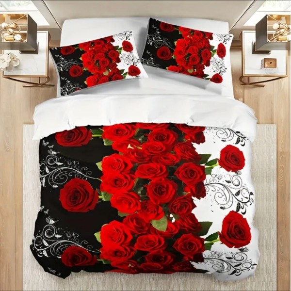 Posteljnina 200X200, ŠOPEK VRTNIC