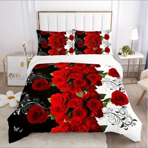 Posteljnina 200X200, ŠOPEK VRTNIC