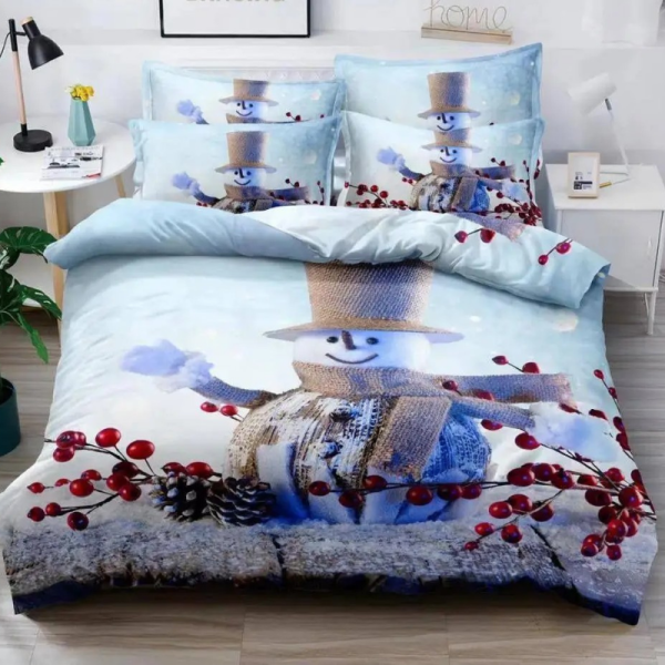 4 delna božična posteljnina 200X220 WA-9