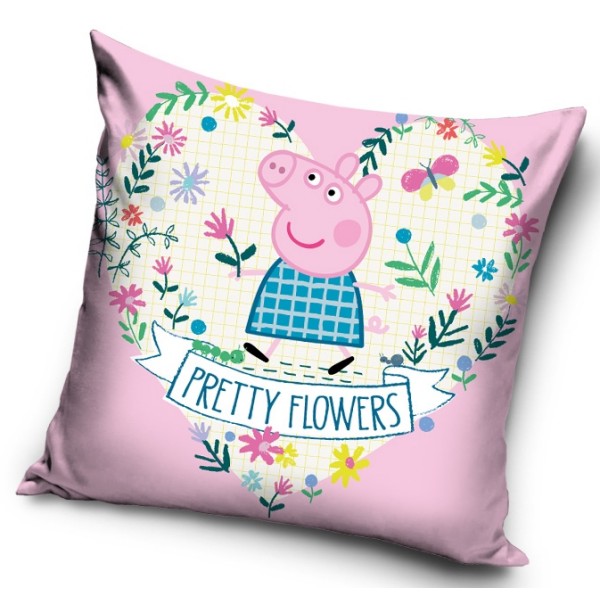 Okrasna blazina PEPPA PIG V CVETJU
