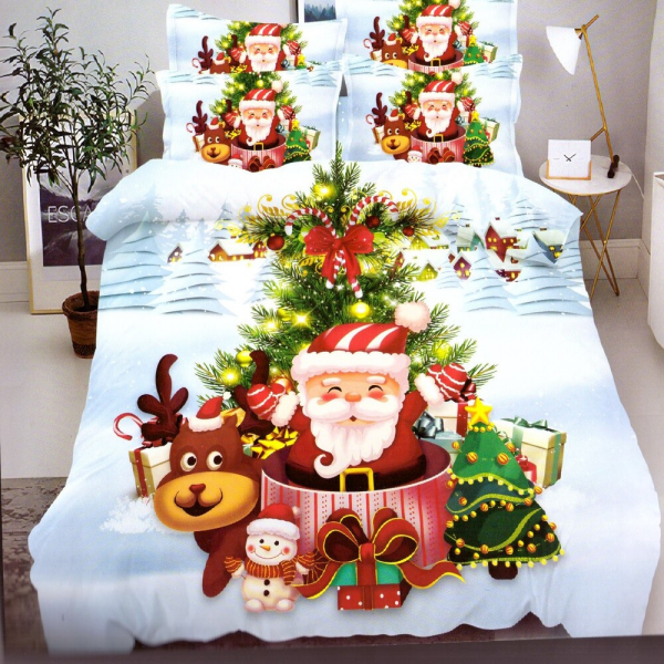 4 delna božična posteljnina 200X220 WA-3