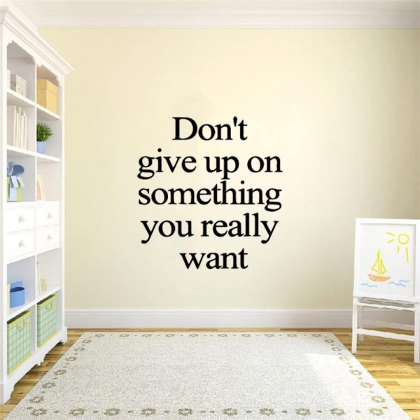 Motivacijska stenska nalepka DONT GIVE UP 