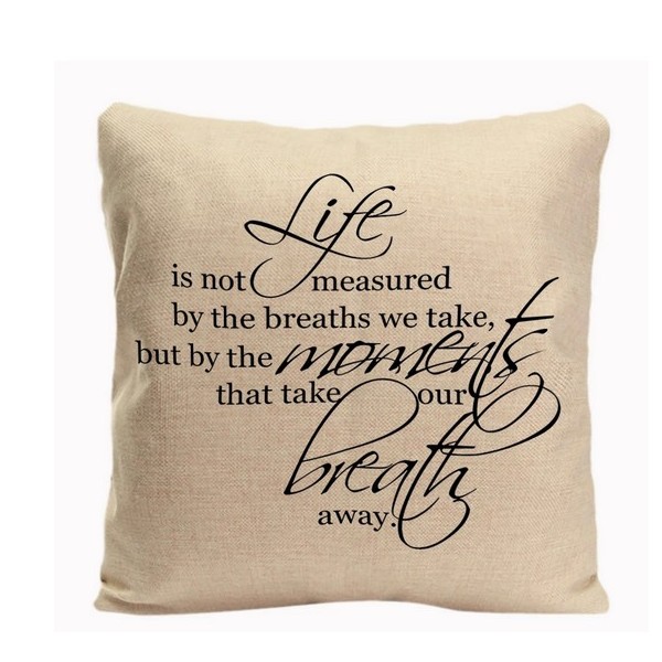 Okrasna blazina LIFE, bež