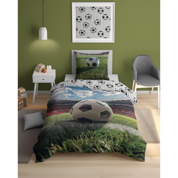 Otroška posteljnina 140X200, NOGOMET