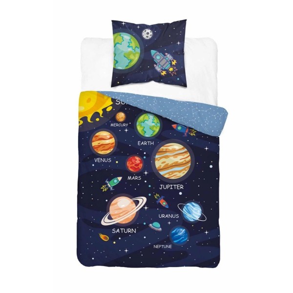 Otroška posteljnina 140X200, RAKETE V VESOLJU 