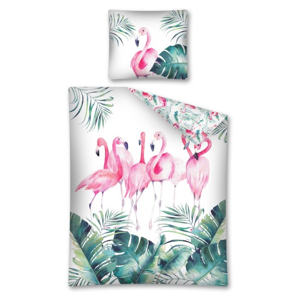 Otroška posteljnina 140x200, FLAMINGO 