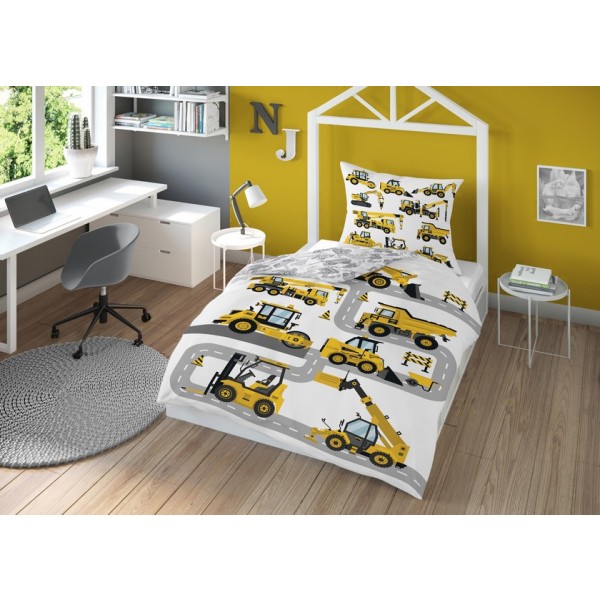 Otroška posteljnina 140X200, DELO NA CESTI