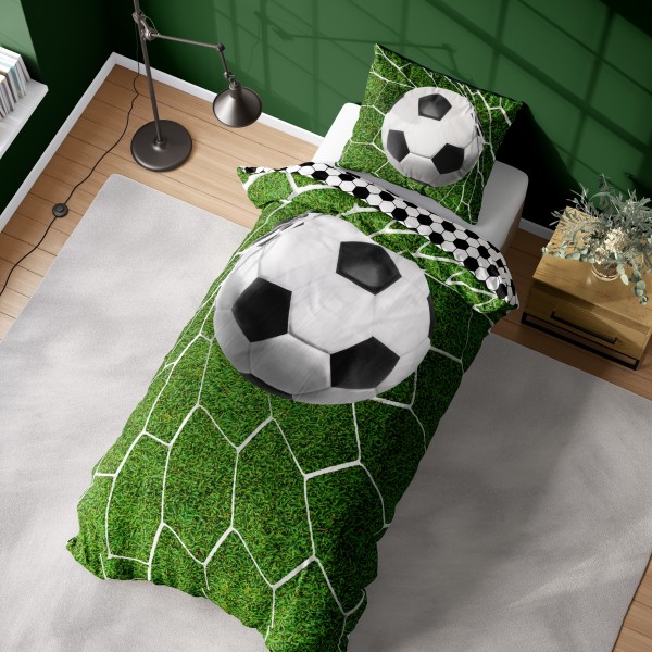Otroška posteljnina 140X200, NOGOMET