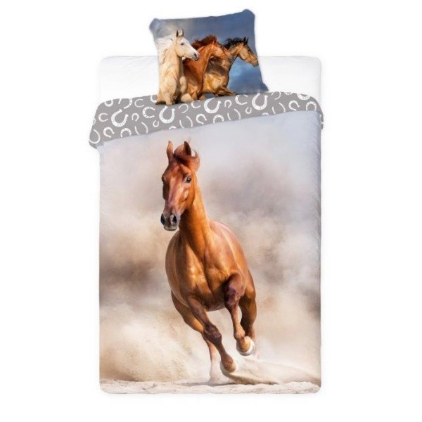 Otroška posteljnina 140X200, KONJI