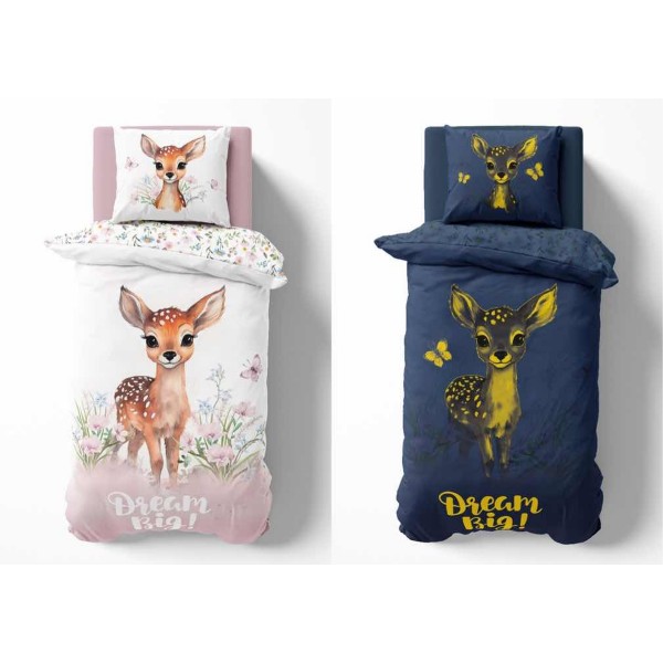 Otroška posteljnina 140x200 DREAM BIG (sije v temi)