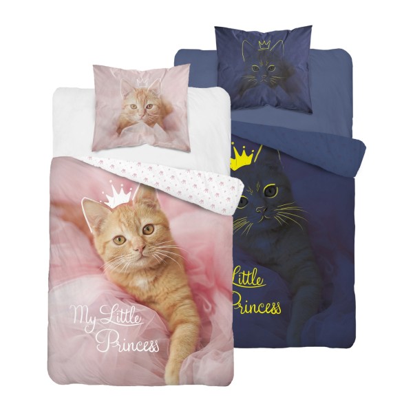 Otroška posteljnina 140X200, MUCA (sveti v temi)